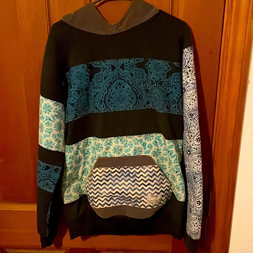 Luna Lobo. Handmade. Historic Festie Hoodie!